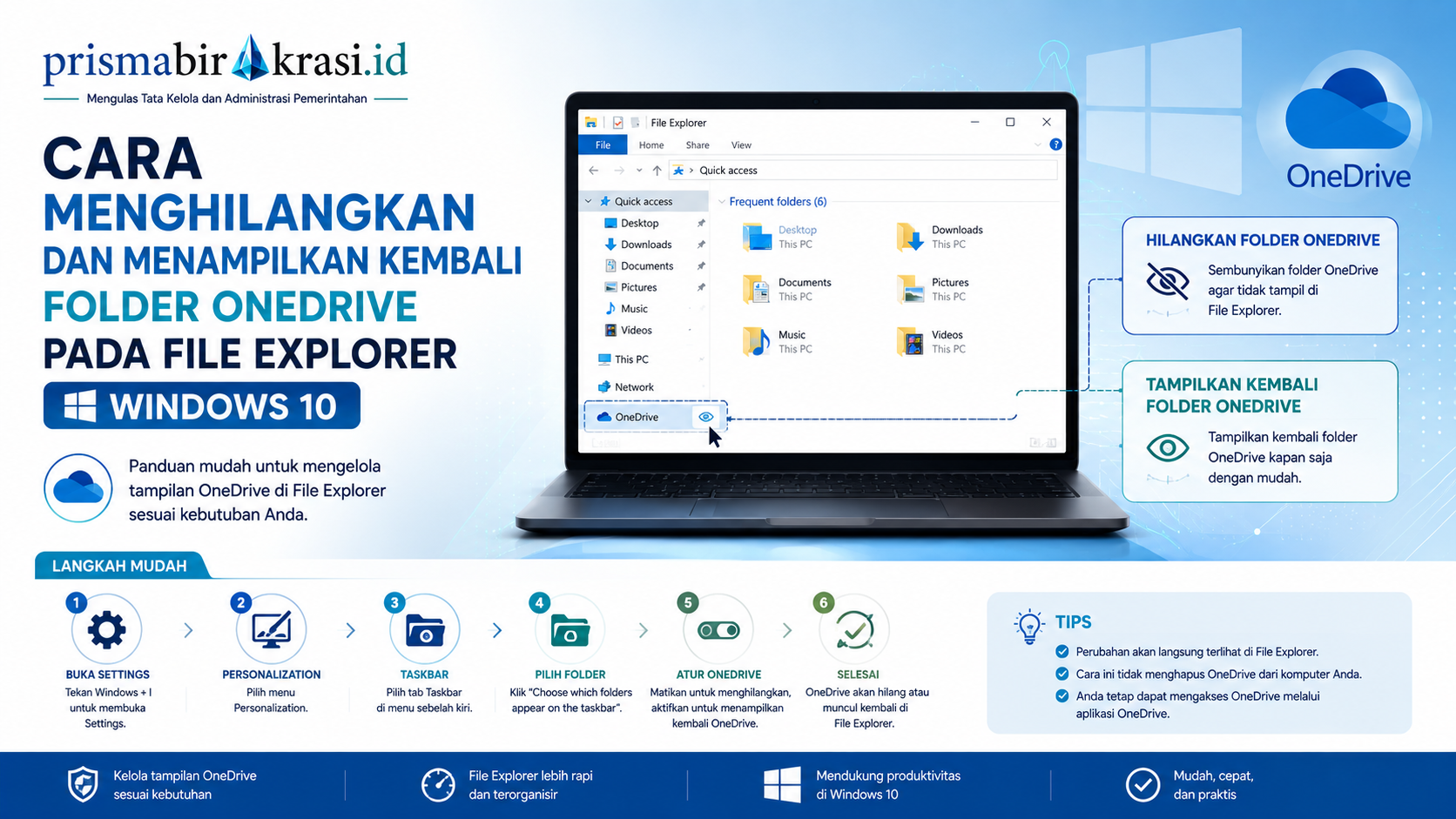 cara menghilangkan folder onedrive