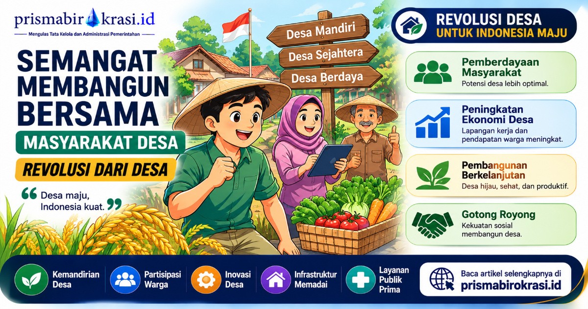 Semangat Membangun Masyarakat Desa