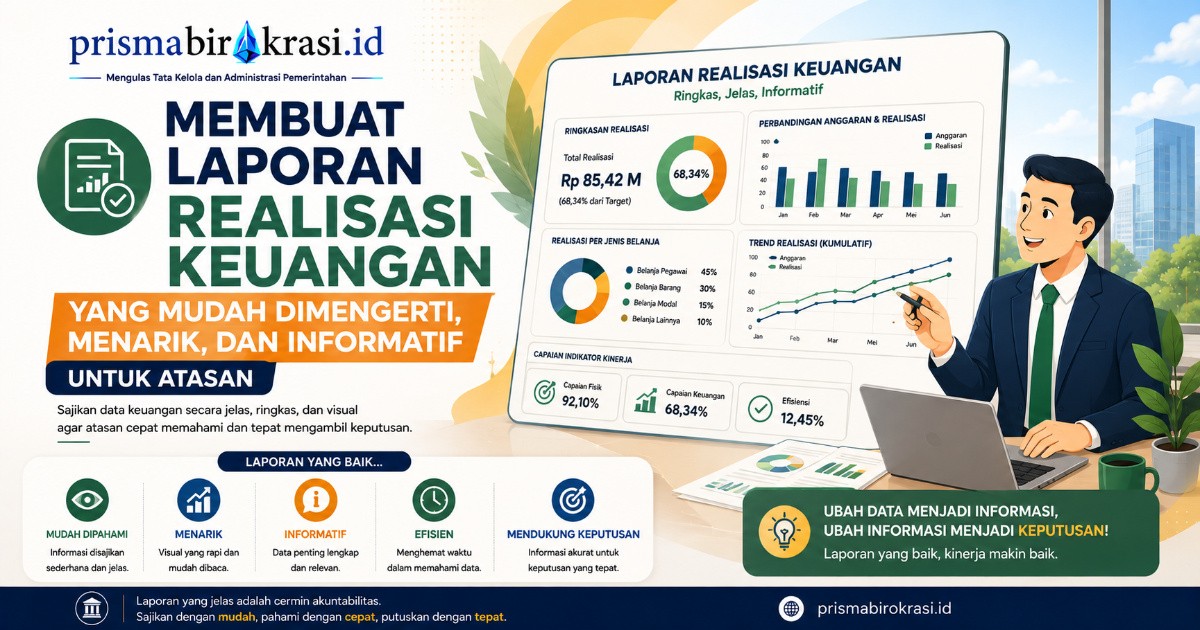 membuat laporan realisasi keuangan