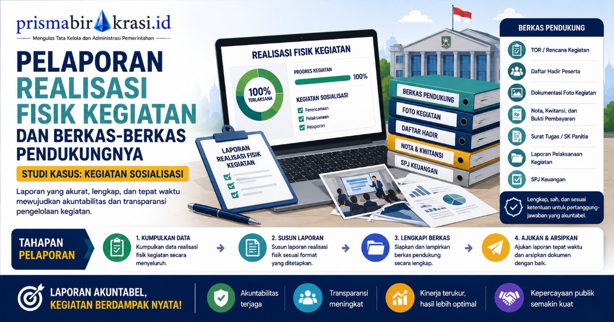 laporan realisasi fisik kegiatan