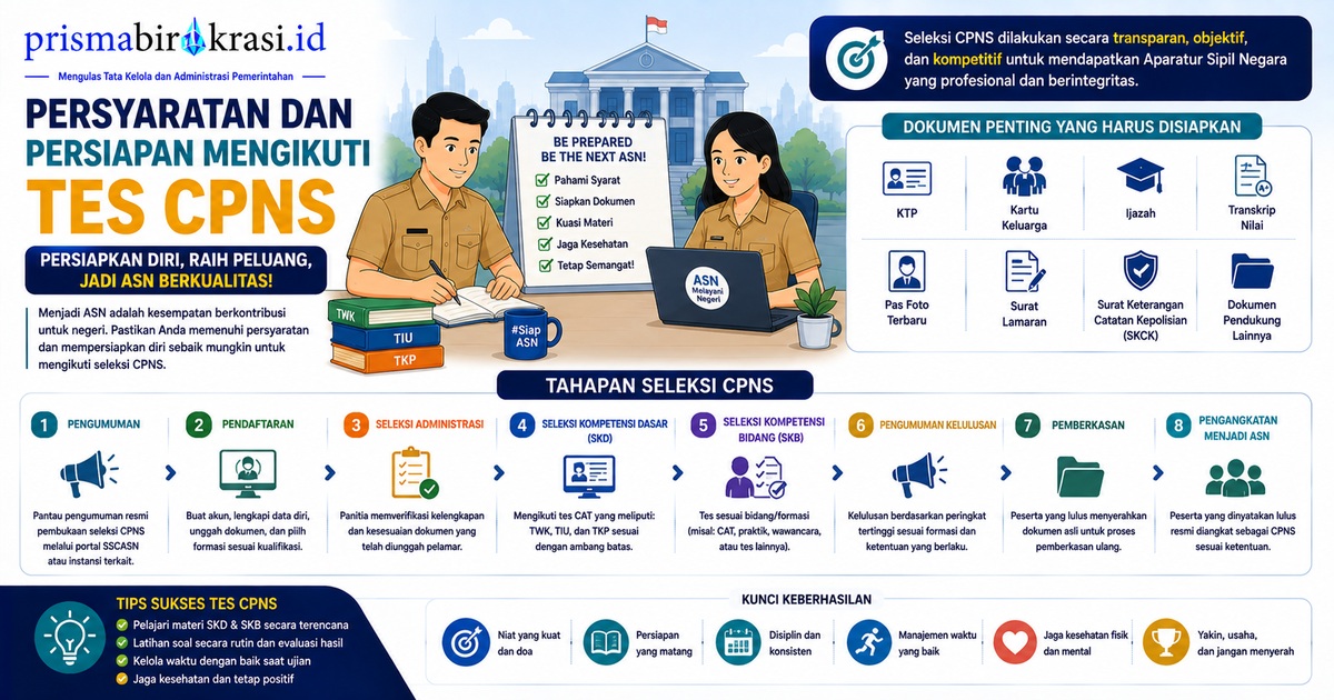 Persyaratan Persiapan Tes CPNS