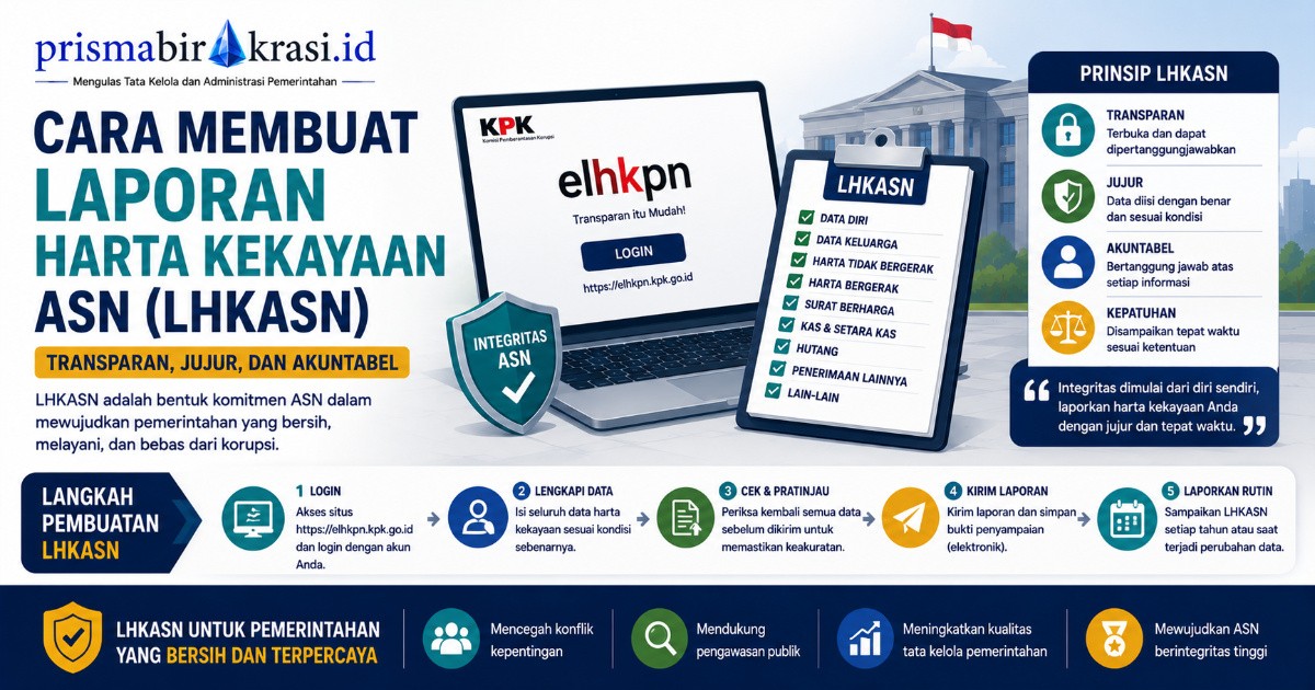 cara membuat laporan LHKASN