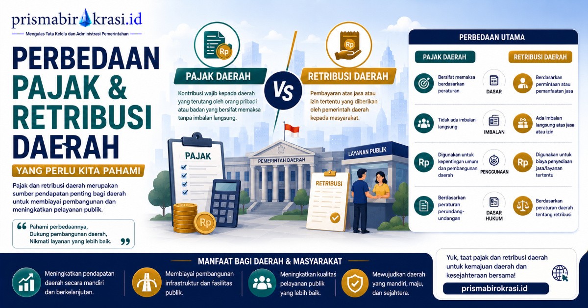 Perbedaan Pajak Retribusi Daerah