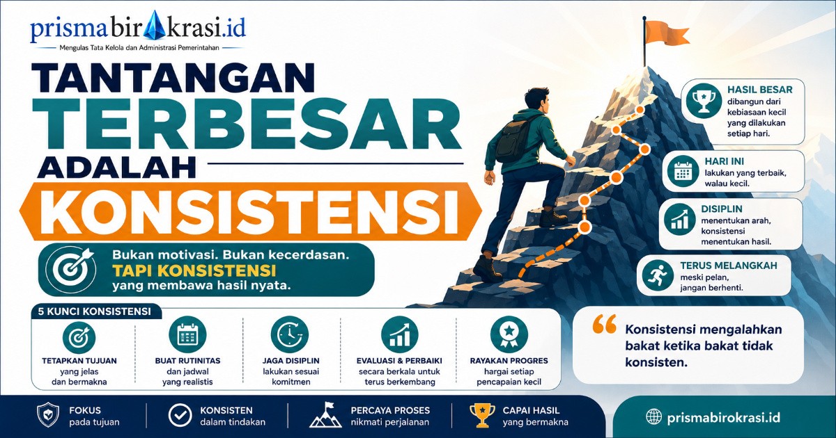 Tantangan Terbesar adalah Konsistensi