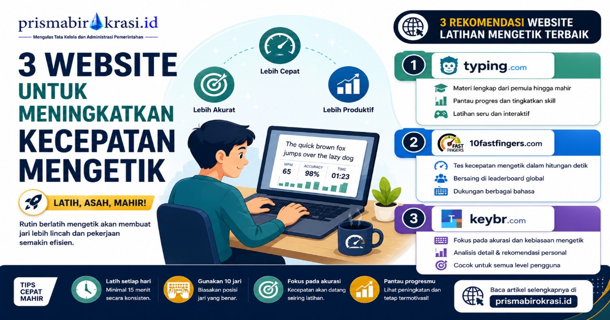 Website Tingkatkan Kecepatan Mengetik