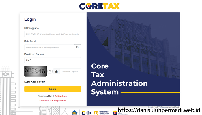CoreTax Sistem Administrasi Perpajakan