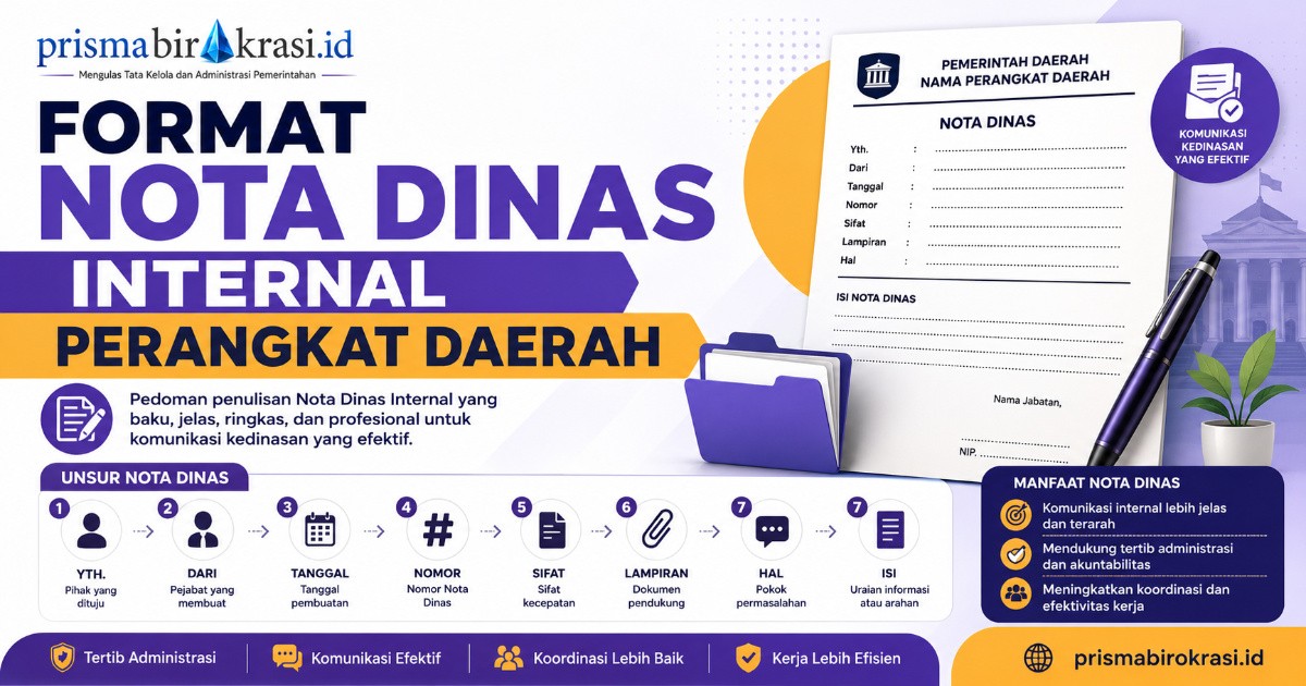 Format Nota Dinas Internal